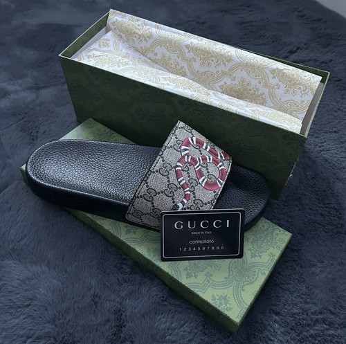Gucci sliders snake design - gucci,