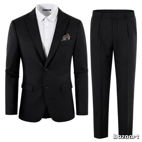 Men piece business suit - 2-piece,