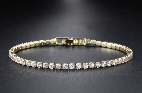 Tennis bracelet 14k gold - tennis,