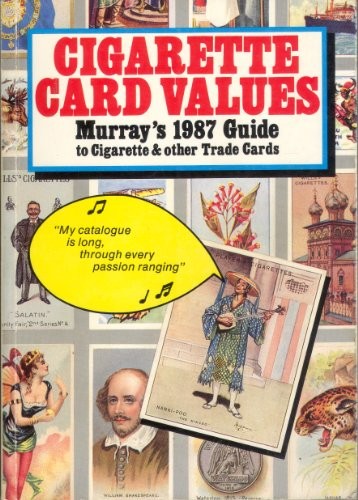 Cigarette card values guide - cigarette,