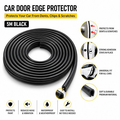 Rubber car door boot edge - 5m,