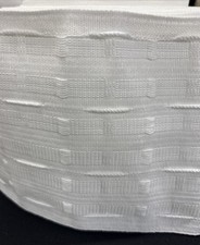 Ruflette White Curtain Heading