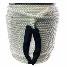 8mm White 3st Nylon Rope x