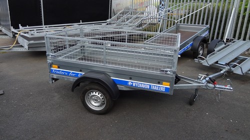 Car trailer 6x4 - 6x4, mesh