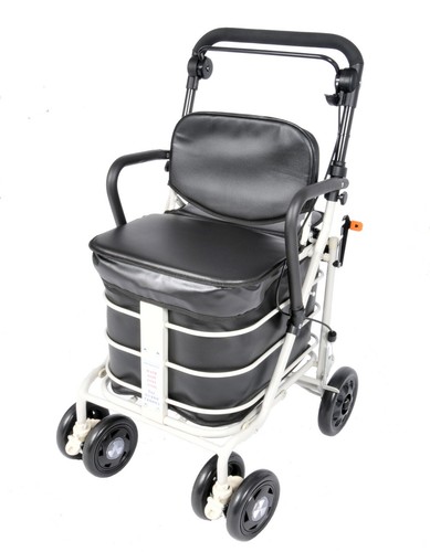 Shopping trolley with seat - shopping,