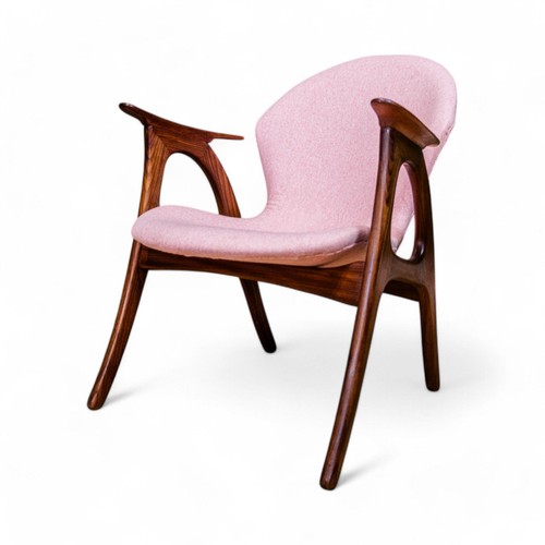 Teak armchair aage - by,