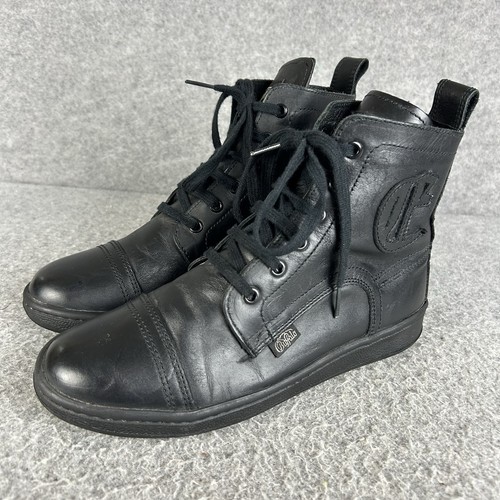 Buffalo leather boots - leather, womens