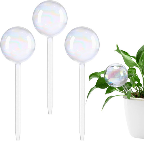 Glass plant watering globes - glass,