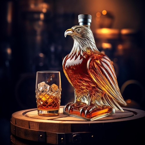 Unique eagle whiskey glass - unique,