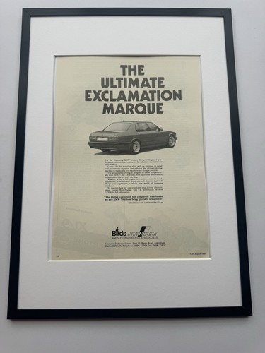 Framed mounted e32 bmw - mounted,