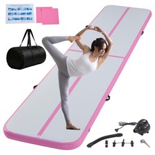 Inflatable Gymnastics Mat | Air Tumble Track 10ft-20ft | Home, Gym, Yoga & Cheer