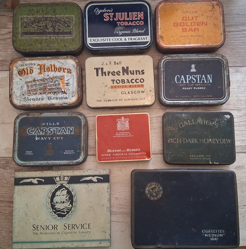 Vintage empty tobacco - vintage, 3