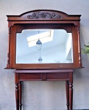 Antique Mirror  Overmantel