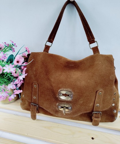 Borse pelle tan suede - tan,