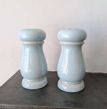 Denby Blue Linen Tall Salt and