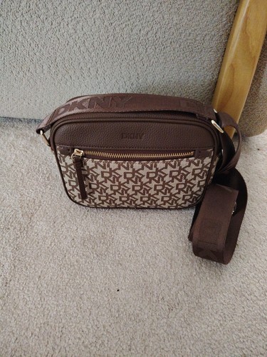 Dkny brown beige logo - dkny, /beige