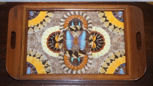 Vintage brazilian inlaid wood - inlaid,
