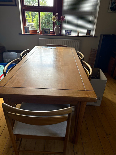 French oak rectangular - oak, wooden