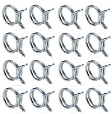 Yamaha RD350LC - Heavy Duty Fuel  Line Clips - 8mm - BZP - Pack of 16 