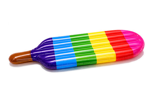 180cm giant lilo float - 180cm, rainbow
