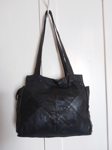 Vintage brown shoulderbag - -,
