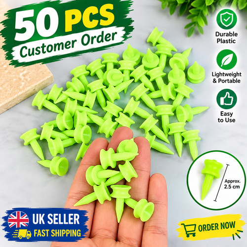 Plastic castle golf tees - castle,