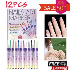 12Pcs Nail Polish Pens Nail