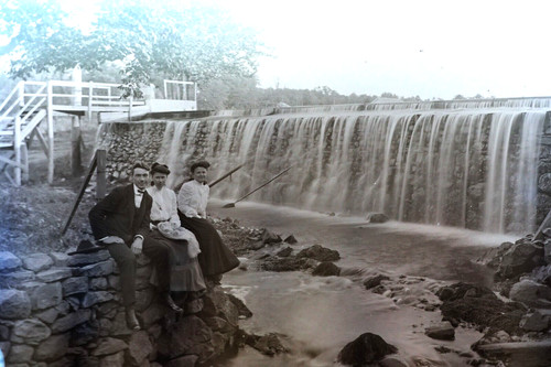 Antique 5x7 glass negative - antique,