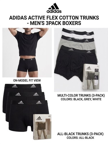 Adidas men boxer briefs 3 - men’s,