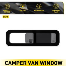 Universal CAMPERVAN Passenger Side Sliding window 780x240mm With FIT Kit +U Trim