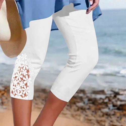 Womens leggings elastic waist - elastic,