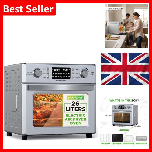 Air fryer oven with rotisserie - oven,