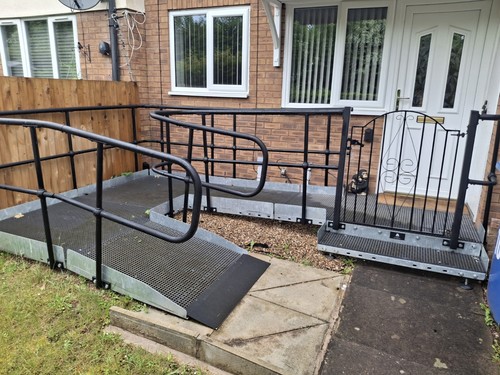 Access ramp for wheelchair - for,