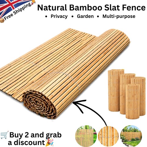 Heavy duty bamboo - 4m, fence