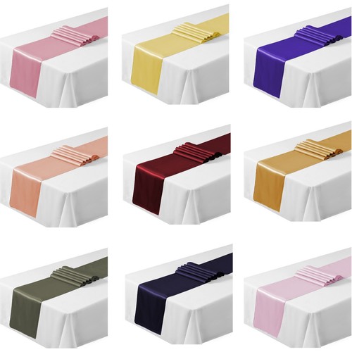 108 satin table runner - satin,