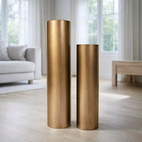 Set tall bronze metal - set,