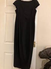 New black Rundholz Techno fabric dress size small