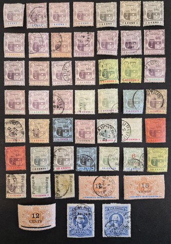 Mauritius 1895 1909 coat - mauritius,