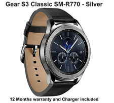 Samsung Gear S3 Classic 46mm SM-R770 Aluminium GPS BT Smartwatch Silver