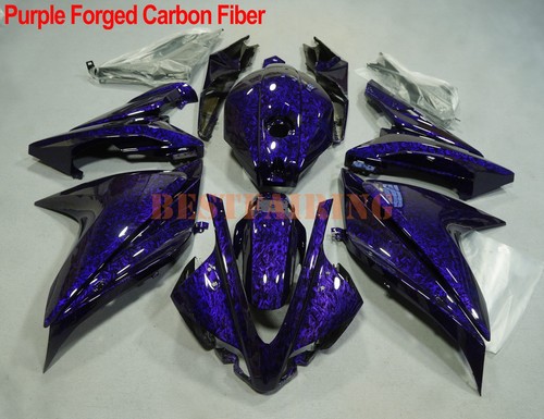 Purple forged carbon fiber - purple,