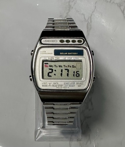 Vintage seiko a156 5000 - a156-5000, solar