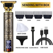 Professional Electric Hair Clippers Machine Mens Trimmers Cordless Beard Shaver