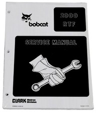 Bobcat 2000RTF Rough Terrain Forklift Service Manual Shop Repair Book # 6566662