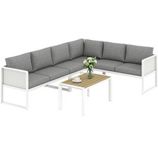 Outsunny 6 Seater Metal Garden