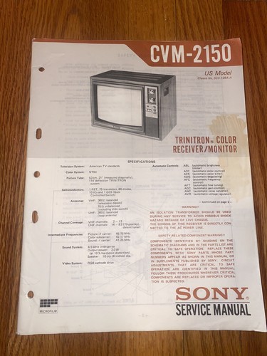 Sony trinitron color - sony, trinitron®
