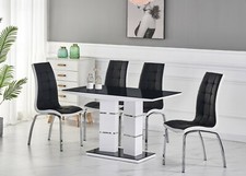 Dining Table Set TIVOLI Black