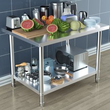 2 Tier Stainless Steel Work