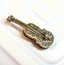 Vintage Spanish Guitar Brooch