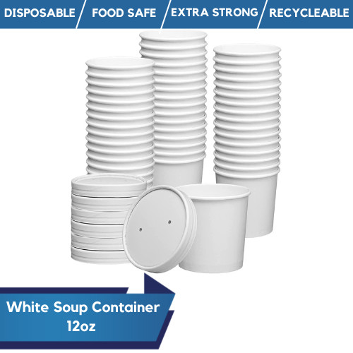 Kraft soup container - soup, with