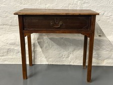 Antique Oak Side Table with